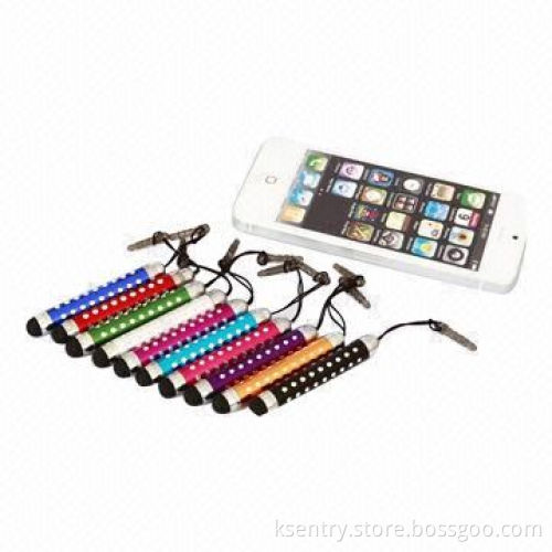 Retractable Touch Pens for iPhone 4S/iPad/Samsung/Smartphone Capacitive Screen Touch Pen